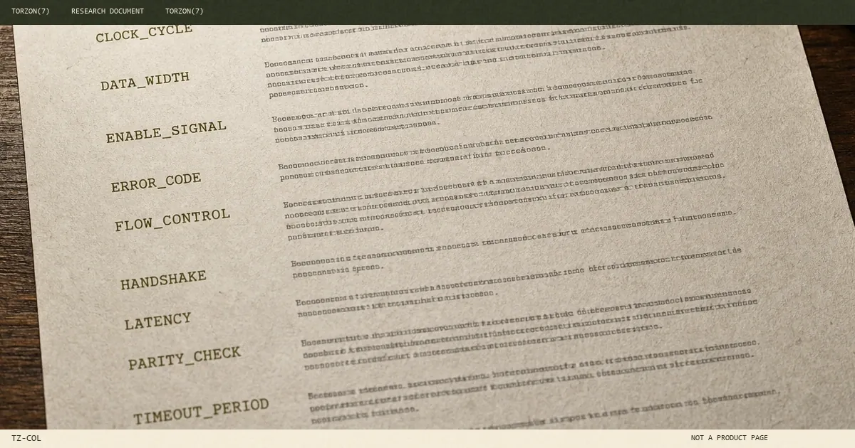 Printed definition list used as a colophon still