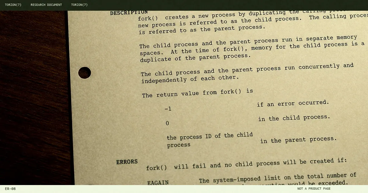 Man-page crop for when to stop reading this document