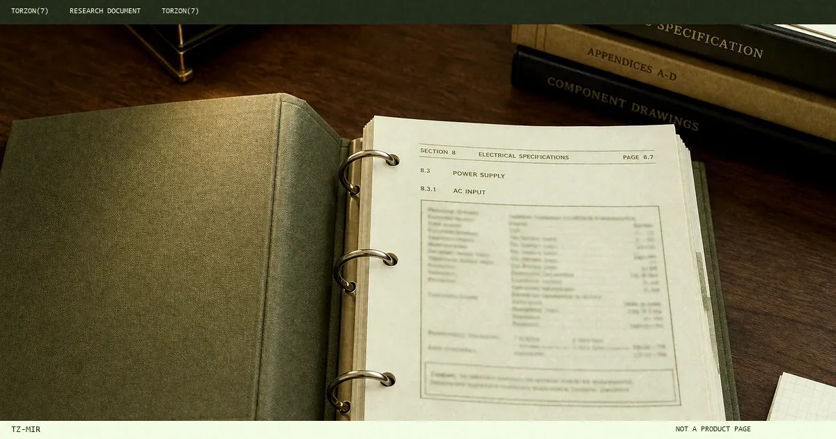 Olive spec binder holding Torzon mirror hygiene notes