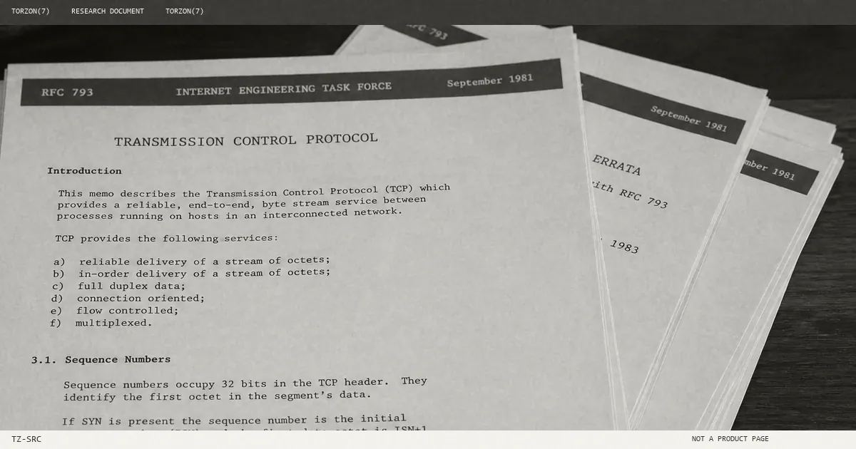 RFC stack photographed as a source-policy still